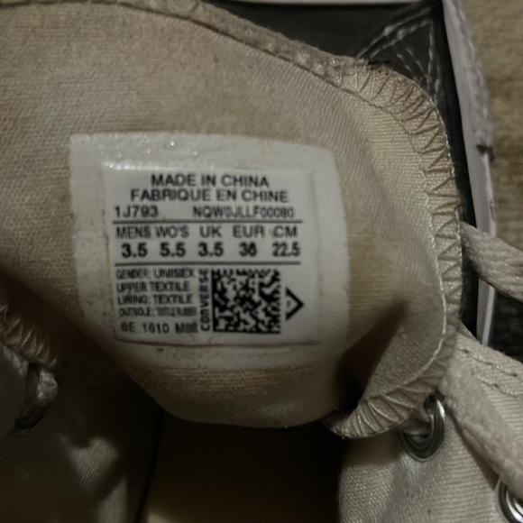 Grey converse high tops - Picture 7 of 10